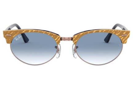 Слънчеви очила Ray-Ban Clubmaster Oval RB3946 13063F По веждите Бежова