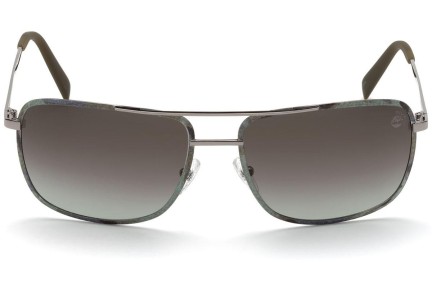 Слънчеви очила Timberland TB9202 98R Polarized Квадратни Зелена