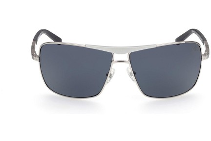 Слънчеви очила Timberland TB9258 10D Polarized Пилотни Сребърна