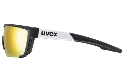 Слънчеви очила uvex sportstyle 707 Black Mat / White S3 С единични стъкла | Shield Черна