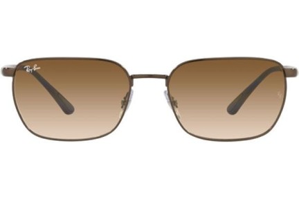 Слънчеви очила Ray-Ban RB3684 014/51 Правоъгълни Кафява