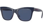 Слънчеви очила Vogue Eyewear VO5428S 299380 Око на котка Синя