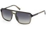 Слънчеви очила Timberland TB9301 96R Polarized Квадратни Зелена