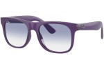 Слънчеви очила Ray-Ban Junior Junior Justin RJ9069S 713119 Квадратни Виолетова