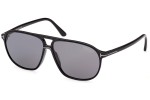 Слънчеви очила Tom Ford FT1026-N 01D Polarized Пилотни Черна