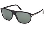 Слънчеви очила Tom Ford FT1027 01R Polarized Пилотни Черна