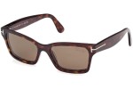 Слънчеви очила Tom Ford Mikel FT1085 52H Polarized Квадратни Хавана