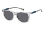 Слънчеви очила Polaroid Junior PLD8058/S KB7/M9 Polarized Правоъгълни Сива