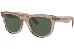 Слънчеви очила Ray-Ban RBR0502SF 6727VR Квадратни Кафява