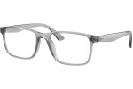 Очила Ray-Ban RX7241D 8012 Правоъгълни Сива