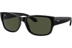 Слънчеви очила Ray-Ban RB4388 601/31 Правоъгълни Черна