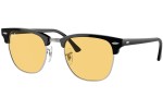 Слънчеви очила Ray-Ban Clubmaster RB3016 1354R6 По веждите Сребърна