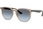 Слънчеви очила Ray-Ban RB4306 6788V1 Квадратни Бежова