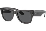 Слънчеви очила Ray-Ban Mega Wayfarer RB0840S 1406B1 Квадратни Черна