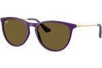 Слънчеви очила Ray-Ban Junior Junior Erika RJ9060S 717973 Квадратни Виолетова