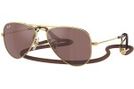 Слънчеви очила Ray-Ban Junior Aviator Junior RJ9506S 223/6G Пилотни Златна