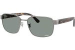 Слънчеви очила Ray-Ban RB3751CH 004/3R Polarized Квадратни Сребърна