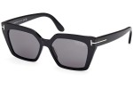 Слънчеви очила Tom Ford FT1030 01D Polarized Око на котка Черна