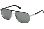 Слънчеви очила Timberland TB00027 08R Polarized Квадратни Сребърна