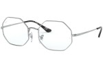 Очила Ray-Ban Octagon RX1972V 2501 Заоблени Сребърна