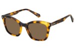 Слънчеви очила Polaroid PLD4110/S/X 086/HE Polarized Квадратни Хавана