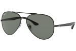 Слънчеви очила Ray-Ban RB3675 002/58 Polarized Пилотни Черна