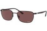 Слънчеви очила Ray-Ban Chromance Collection RB3684CH 014/AF Polarized Правоъгълни Кафява