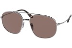 Слънчеви очила Prada PR51YS 5AV05C Polarized Пилотни Сребърна